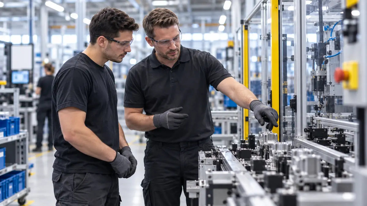 Arbeit in Produktion und Logistik